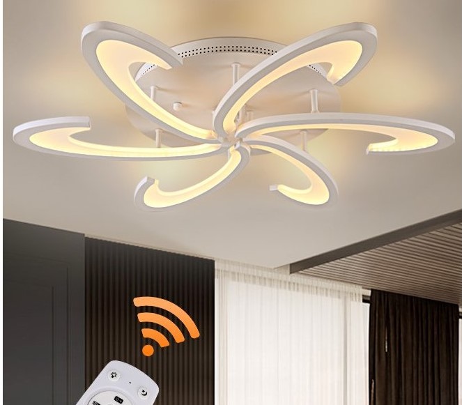 Moderní stropní LED designový lustr 5sv