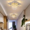 Moderní stropní LED křišťálový lustr