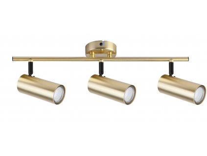 COLLY Stropní svítidlo Brass 3X15W GU10 Brass lampshade