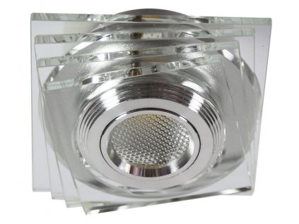 SS-32 AL/TR 3W LED COB 230V Podhledové svítidlo  CONSTANT SQUARE GLASS TRANSPARENT