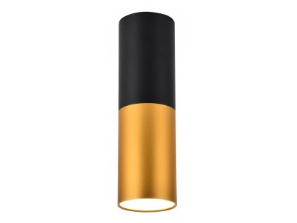 TUBE CEILING 1X15W GU10 5,8/20 BLACK & GOLD