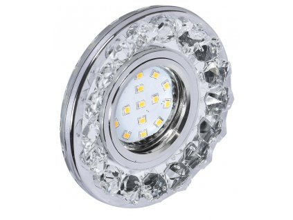 SK-94 CH/TR GU10 35W+LED SMD 3W 230V CHROME Podhledové svítidlo  CONSTANT CRYSTALKI CLEAR