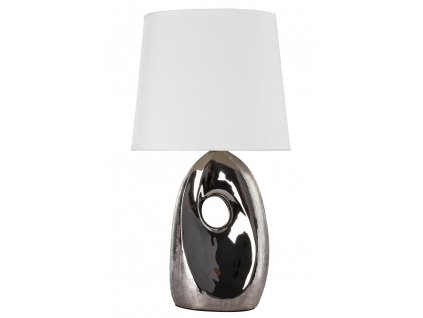 HIERRO Stolní lampa 1X60W E27 silver