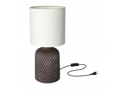 INER Stolní lampa 1X40W E14 brown