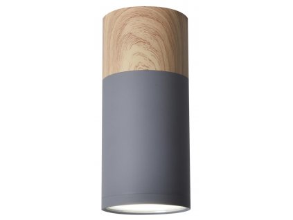 TUBE Lustr LAMP 1X15W GU10 6,8/15 GRAY+WOOD