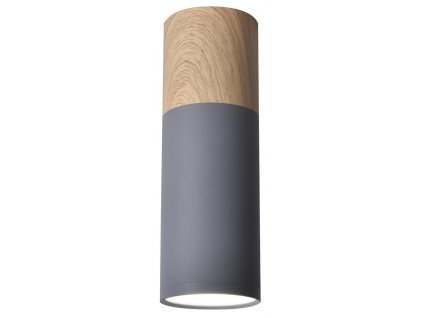 TUBE Lustr LAMP 1X15W GU10 6,8/20 GRAY+WOOD