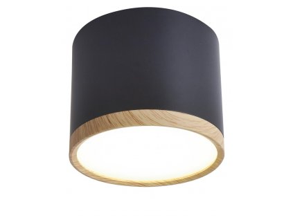 TUBE Lustr LAMP 9W LED 8,8/7,5 WOOD+BLACK 4000K