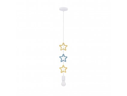 STARS Lustr lamp 1X20W E27 IQ KIDS golden+blue