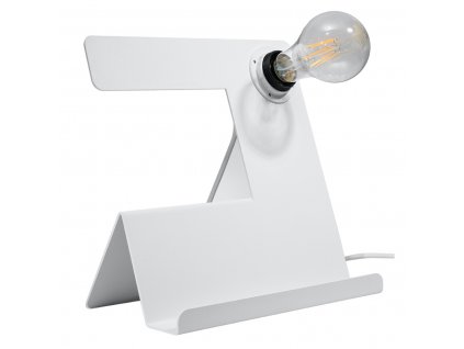 Stolní lampa INCLINE white