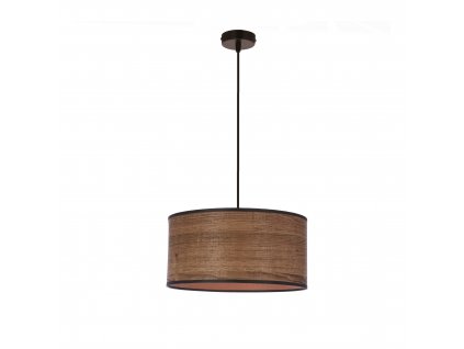 LEGNO Lustr lamp black 30 1X40W E27 lampshade oak (veneer)