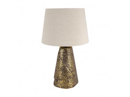 5632 moderna stolna lampa magda e27 gold beige