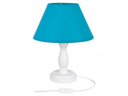 6343 moderna stolna lampa stefi 1 e14 biela modre tienidlo