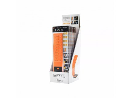 6652 silikonova baterka z magnetom flex flash light nilsen led orange 6ks