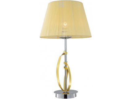 DIVA Stolní lampa 1X60W E27 Chrome / Gold