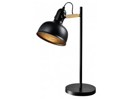 RENO Stolní lampa BLACK 1X40W E27 BLACK LAPMSHADE