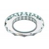 SSP-25 CH/TR+WH 8W LED 230V RING LED WHITE Podhledové svítidlo  Lustr ROUND Candle GLASS TRANSPARENT