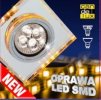 Celing Downlight SS-22 CH/TR+AM GU10 50W+LED SMD 2,1W Amber 230V Chrome STAŁ