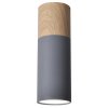 TUBE Lustr LAMP 1X15W GU10 6,8/20 GRAY+WOOD