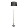 DERA Stojací lampa satin 1X60W E27 black lampshade