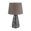 5629 moderna stolna lampa magda e27 silver grey