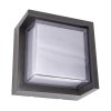 5701 nastenne svietidlo tekla led d 12w neutral white graphite