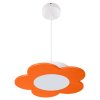 6052 detsky luster fiore led 19w oranzova