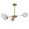 MATI Lustr BRASS  4X20W G9 WHITE LAMPSHADE