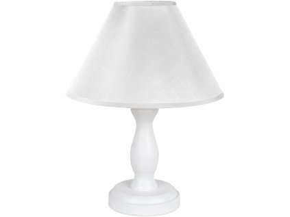 6337 moderna stolna lampa stefi 1 e14 biela biele tienidlo