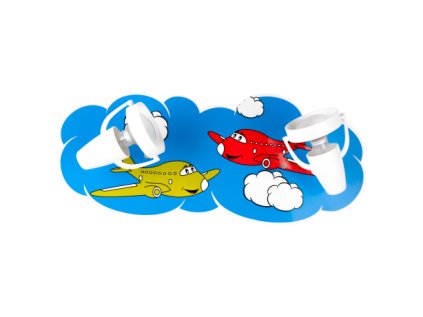 6385 detske stropne svietidlo pilot 2 e14 modra