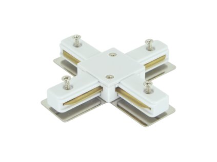 6556 kolajnicova spojka connector x white