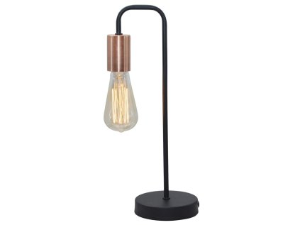 HERPE Stolná lampa 1X60W E27 Black