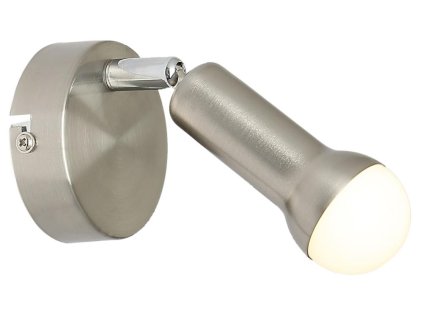 ARC Nástenné svietidlo 1X40W E14 Satin Nickel