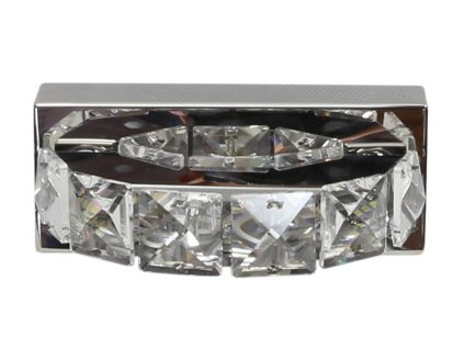 SHIPI Nástenné svietidlo 1X3W LED Crystals Stainless steel