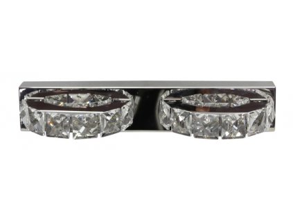 SHIPI Nástenné svietidlo 2X3W LED Crystals Stainless steel