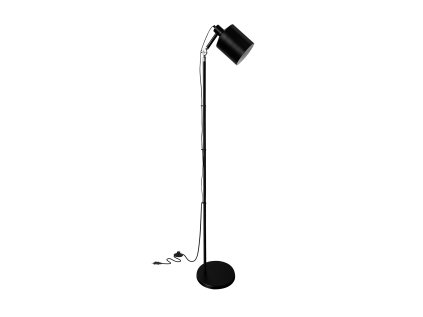 ZANA Stojacia lampa black 1X60W E27 black lampshade