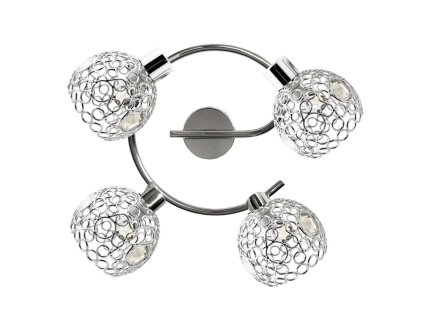 Lamp ARON SPIRALA 4X40W G9 Chrome  Crystal Transparent