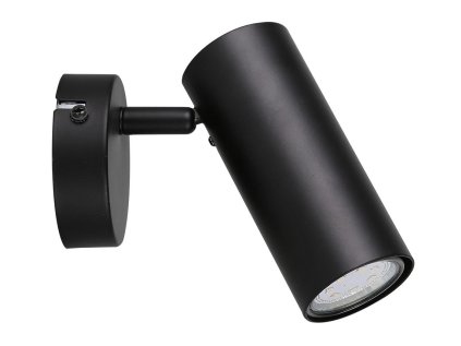 COLLY Nástenné svietidlo Black 1X15W GU10 Black lampshade