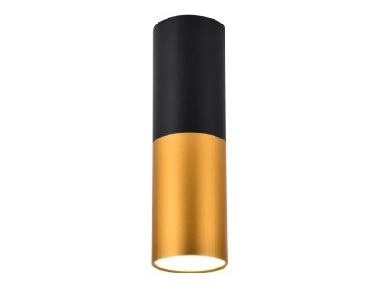 TUBE CEILING 1X15W GU10 5,8/20 BLACK & GOLD