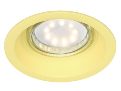 SA-12 YE GU10 MAX 35W 230V BANANOWY Podhľadové svietidlo CONSTANT ROUND ALUMINIUM