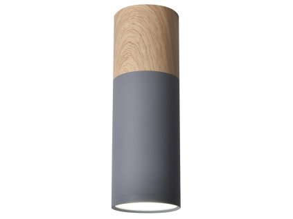 TUBE Luster LAMP 1X15W GU10 6,8/20 GRAY+WOOD