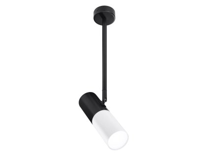 TUBE Luster LAMP/SEAT POST 1X15W GU10 6,8/19,5 WHITE+BLACK