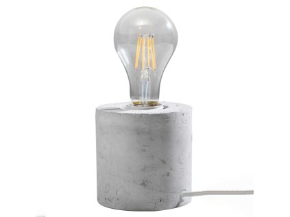 Stolná lampa SALGADO concrete