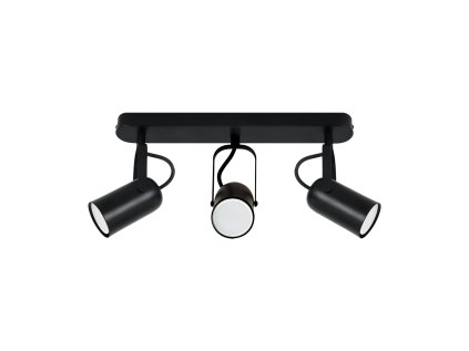 Stropné bodové svietidlo LOFTA GU10 3L BLACK