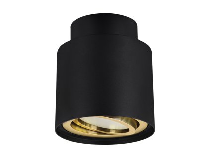 Stropné bodové prisadené svietidlo HARIET C GU10 BLACK/GOLD