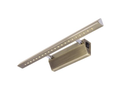 3955 led kupelnove nastenne svietidlo riton led 4w antic brass neutral white