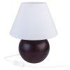 6025 1 moderna stolna lampa kula e14 wenge