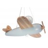 6214 3 detsky luster lietadlo clipper e27 seda natural
