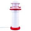 6220 1 detska stolna lampa majak g4 12v cervena