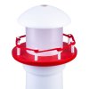 6220 2 detska stolna lampa majak g4 12v cervena