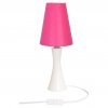 6349 moderna stolna lampa diana 2 e27 biela ruzove tienidlo